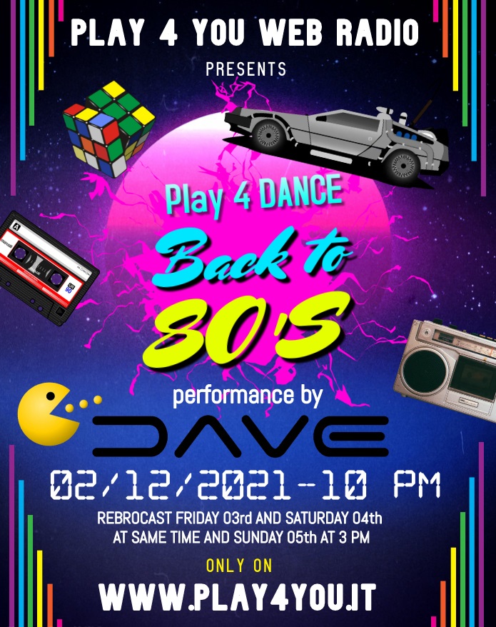 Play 4 DANCE Back to the 80s!