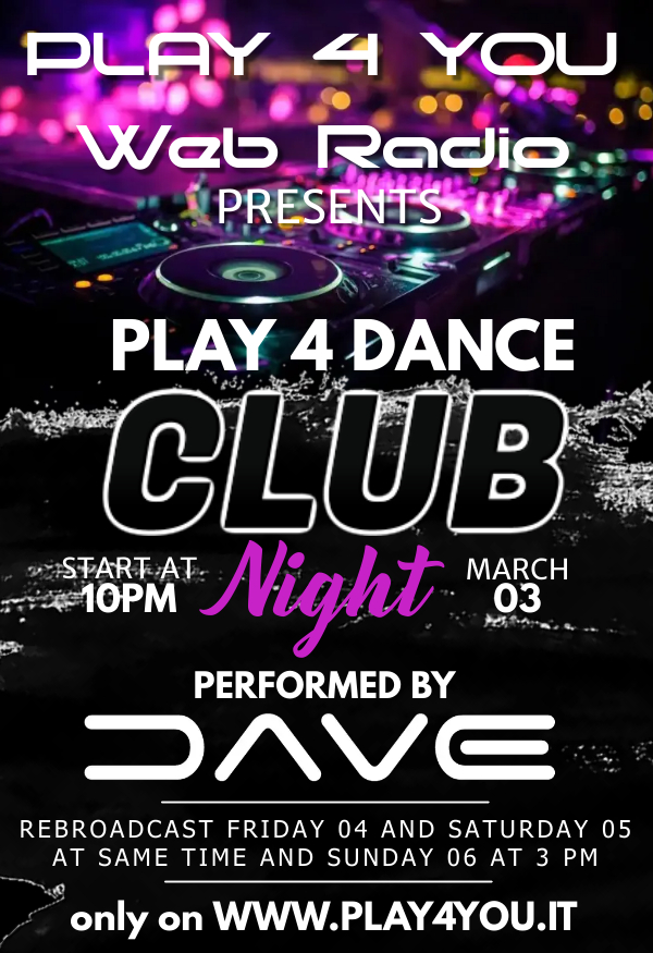 Play 4 DANCE Club Night