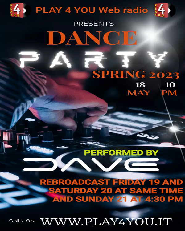 Dance Party Spring 2023 - Dj set by dj Dave del 18/05/2023